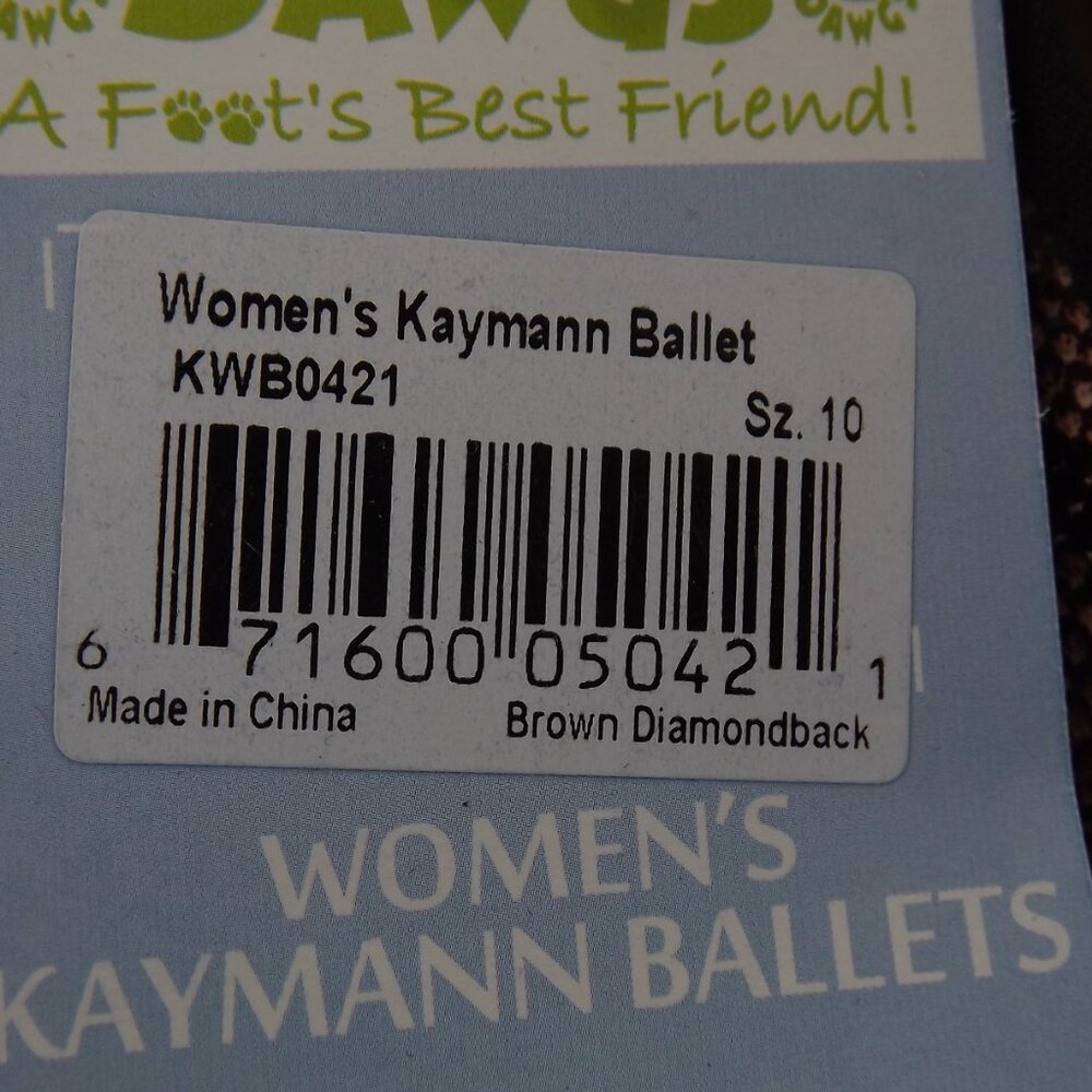 Women's Dawgs Snake Print Kaymann Ballet Flats - Picture 4 of 9